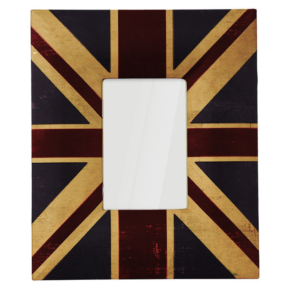 Premier Housewares 2300750 Union Jack Design Red Photo Frame 4 x 6inch Image 1