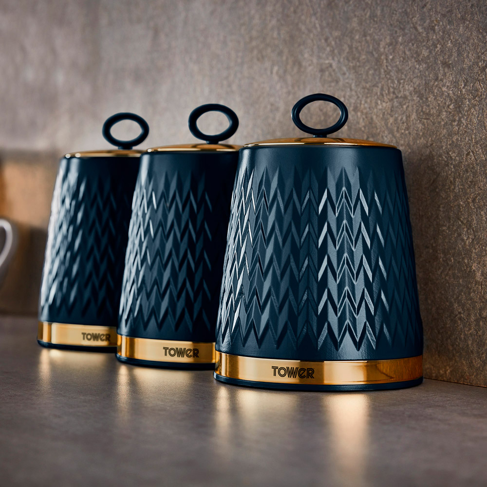 Tower Empire Midnight Blue Canister 3 Pack Image 6