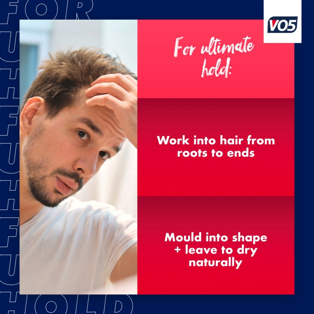 VO5 Natural Shine 72H Slick Styles Long-Lasting Weatherproof Mega Hold Hair Gel 200ml 3 Pack Image 6