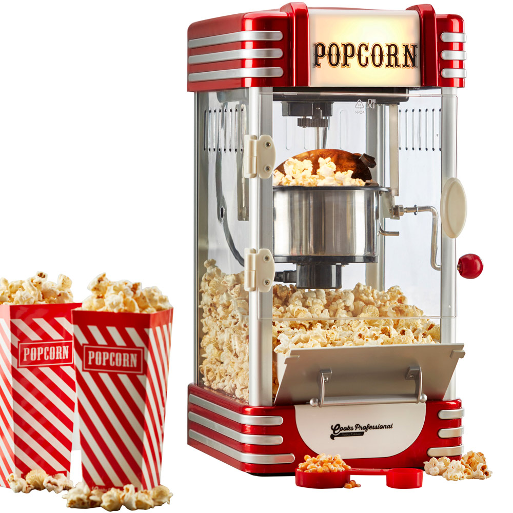 Cooks Professionals G3453 Retro Red Popcorn Maker Image 5