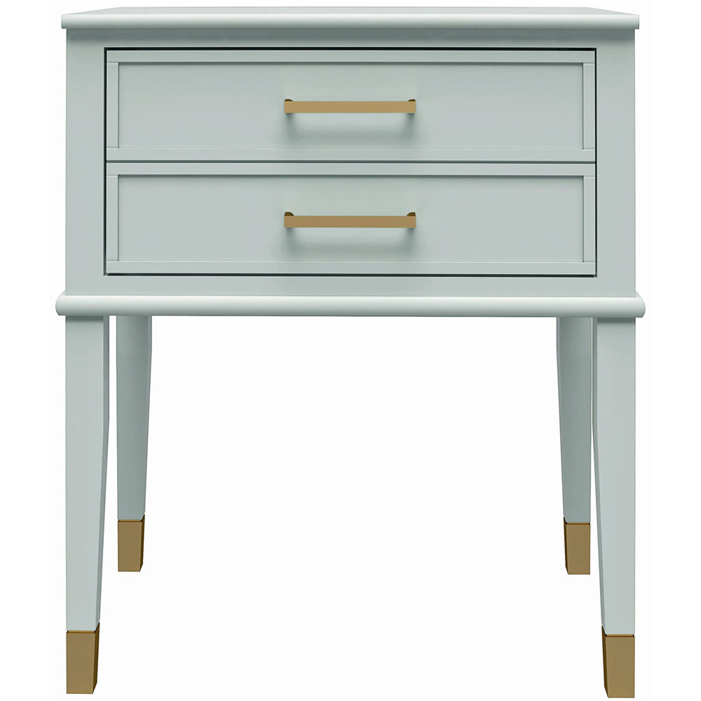 Dorel Home Westerleigh Single Drawer Green End Table Image 3
