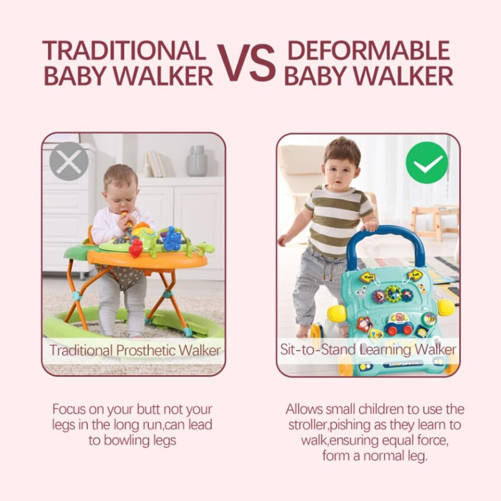 Alivio Kids Pink Magical Activity Walker Image 4