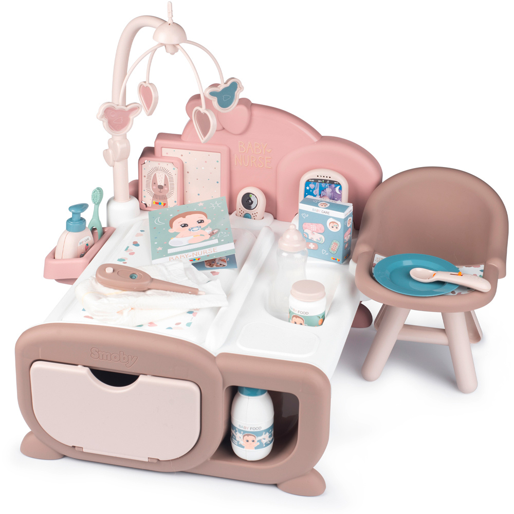 Smoby Baby Nurse Cocoon Doll Playroom Image 1
