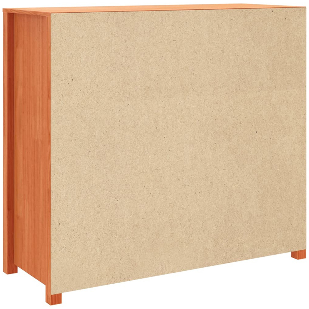 vidaXL 8 Drawer Solid Pine Wood Side Cabinet Image 8