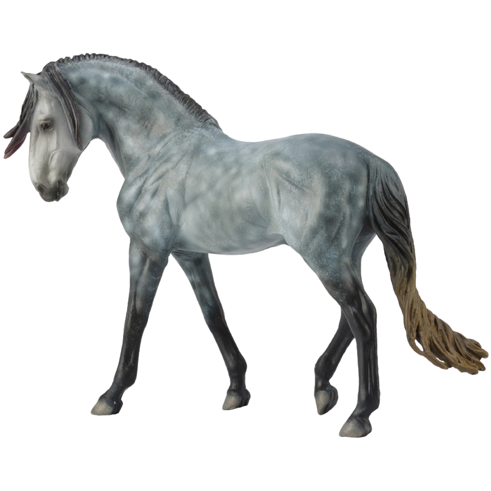 CollectA Andalusian Stallion Horse Toy Grey Image