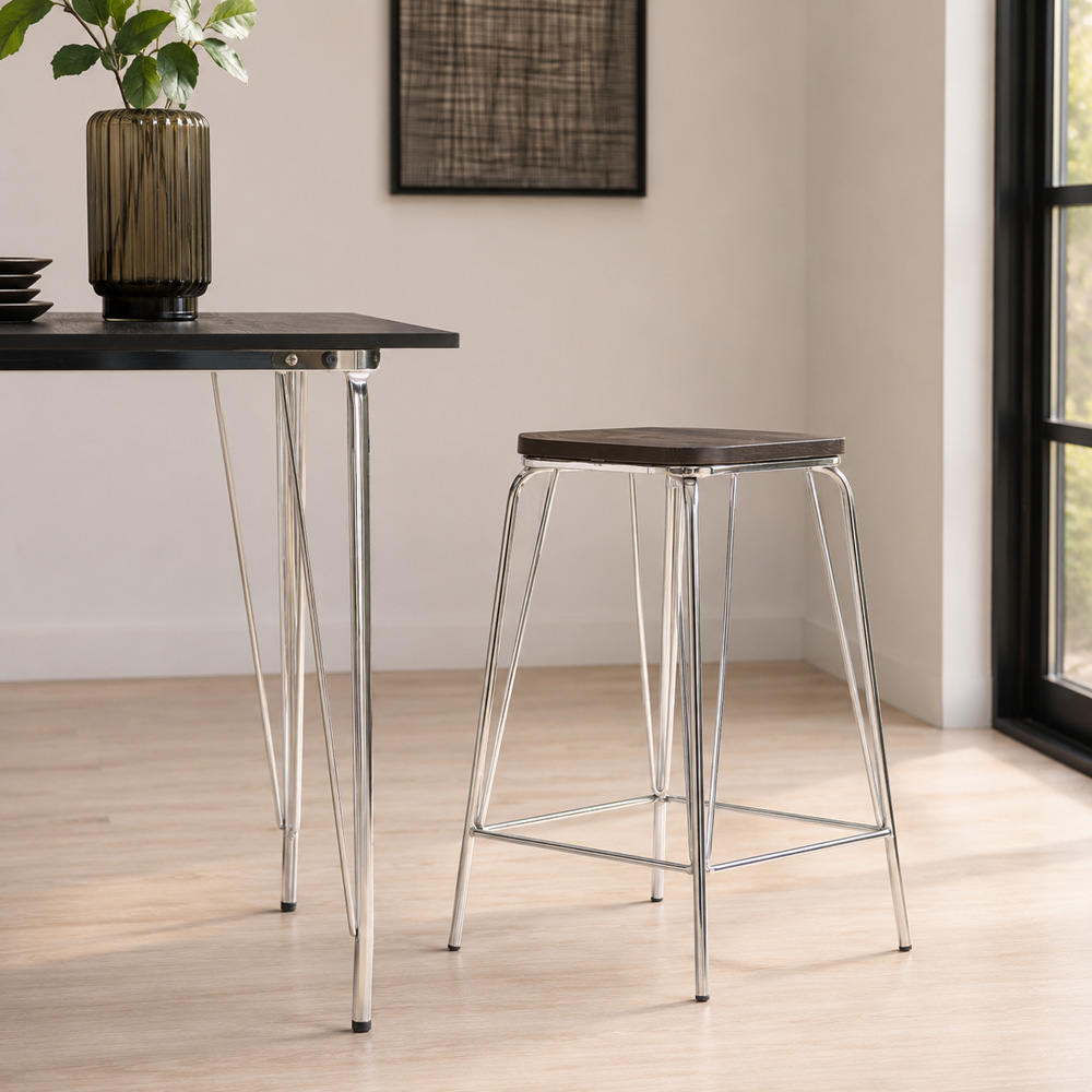 Premier Housewares Mataram Natural Rattan Side Table Set of 2 Image 3