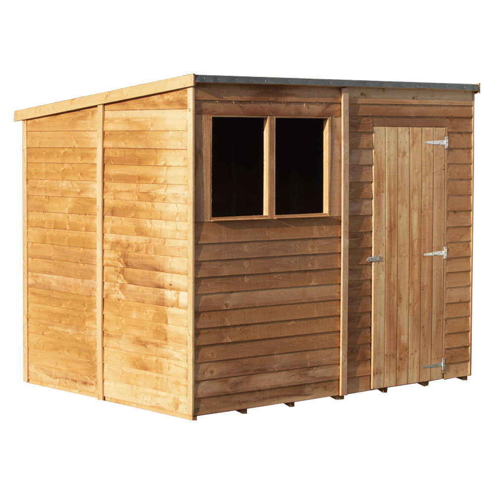 Shire 8 x 6ft Dip Treated Overlap Pent Shed Image 1
