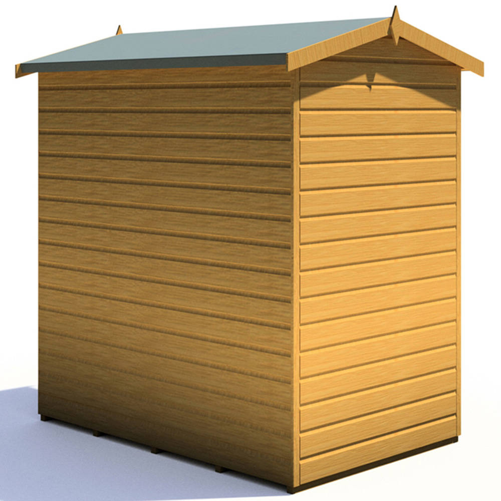 Shire Lewis 6 x 4ft Style D Reverse Apex Shed Image 3