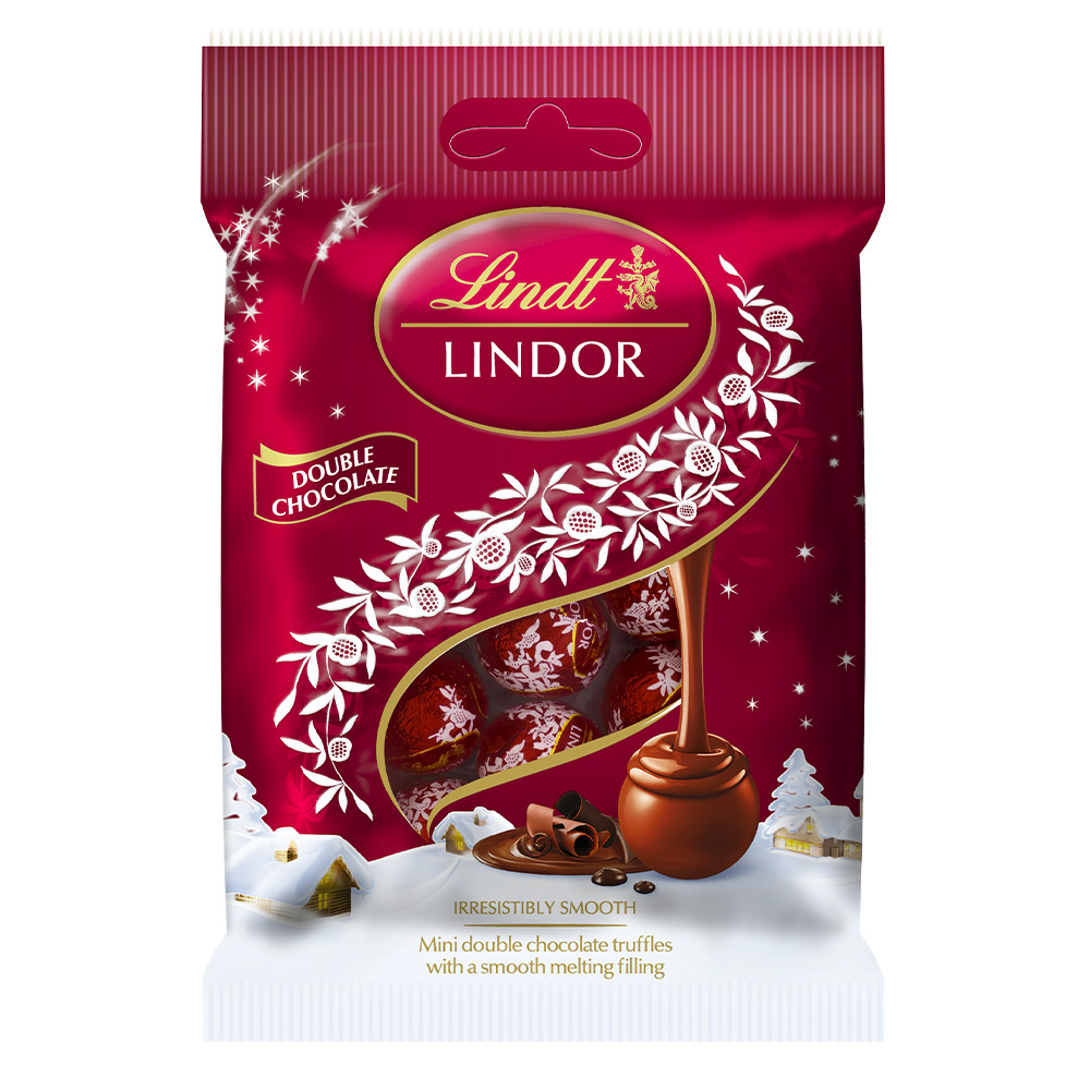 Lindor Double Chocolate Mini Truffles 80g Wilko