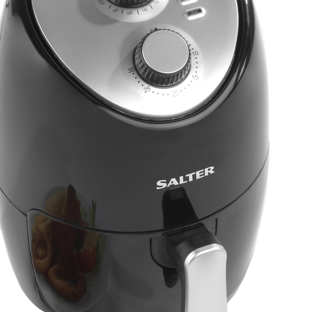 Salter Black 2L Compact Hot Air Fryer Wilko