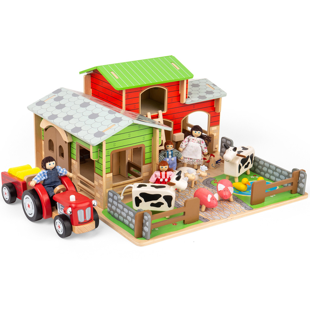 Tidlo Wooden Cobblestone Farm Toy Bundle Image 2
