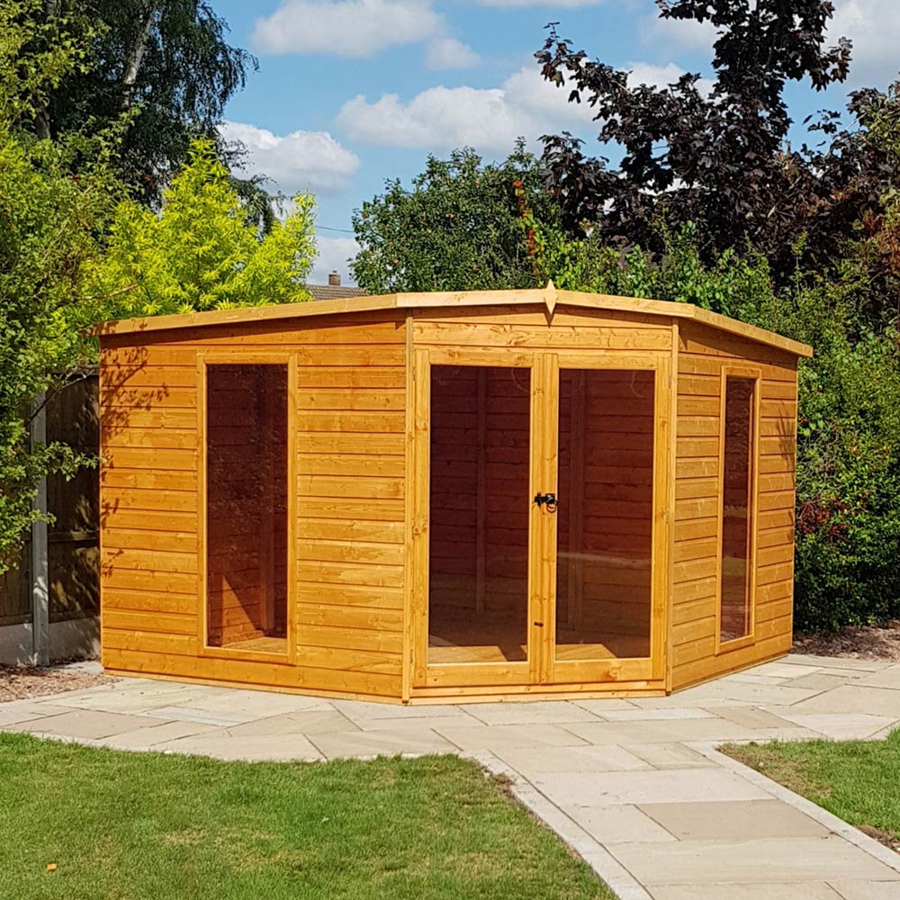 Shire Barclay 10 x 10ft Double Door Traditional Summerhouse Image 3