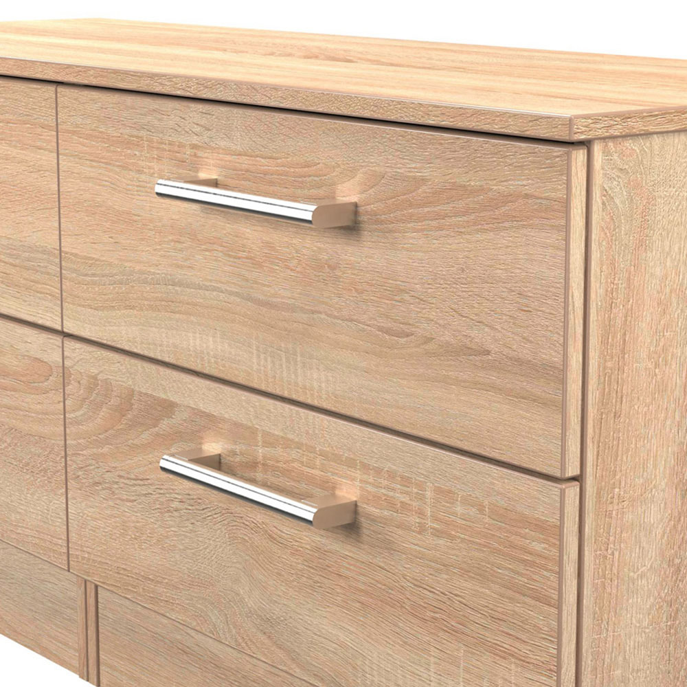 Crowndale Devon 4 Drawer Bardolino Oak Bed Box Ready Assembled Image 5
