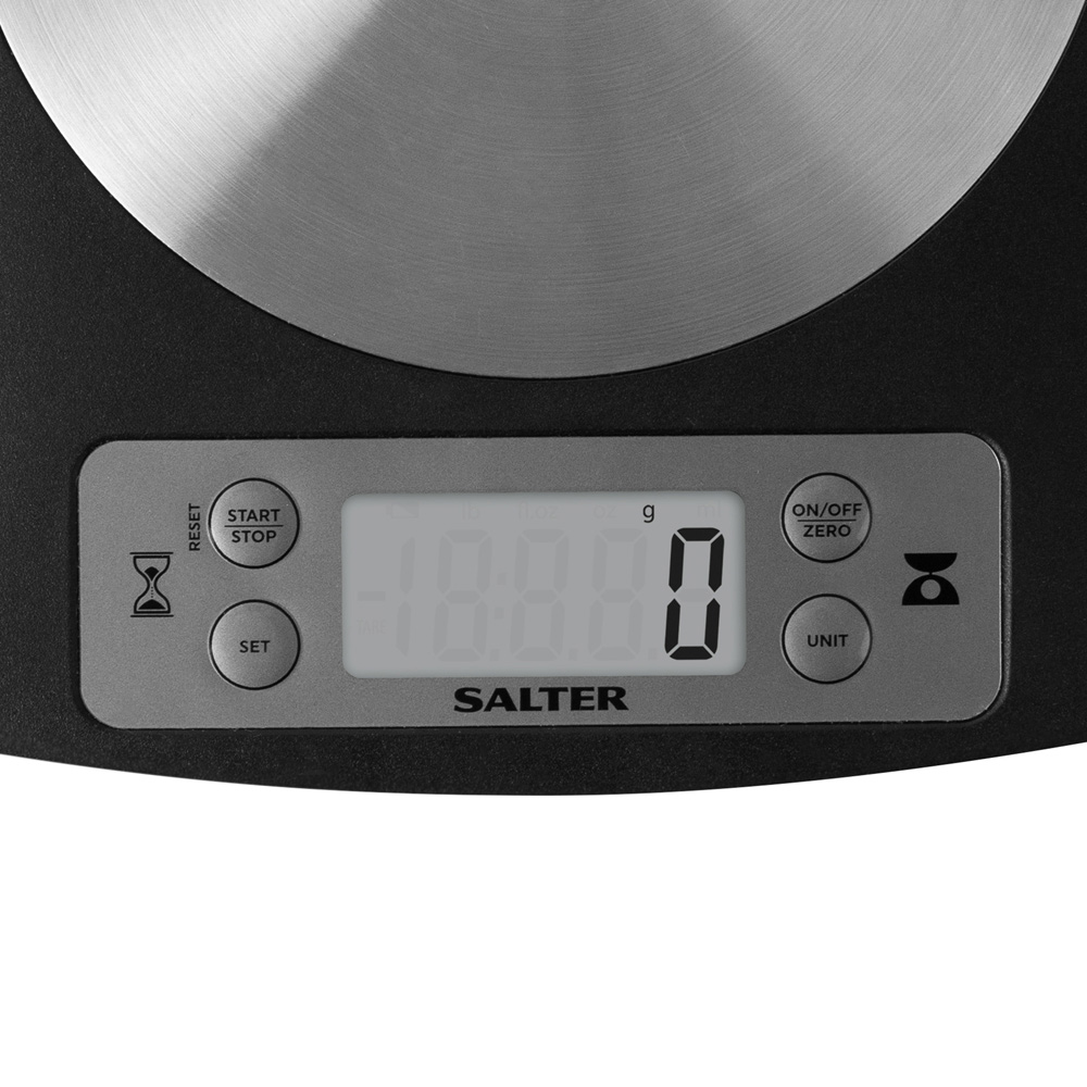 Salter Magnetic Kitchen Scale Black Image 5