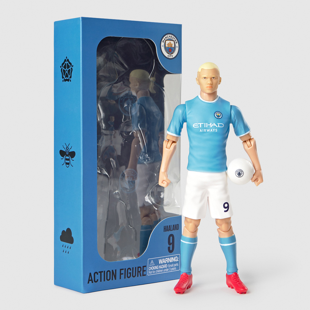 Banbo Haaland Manchester City Fully Articulated Football Figurine Image 2