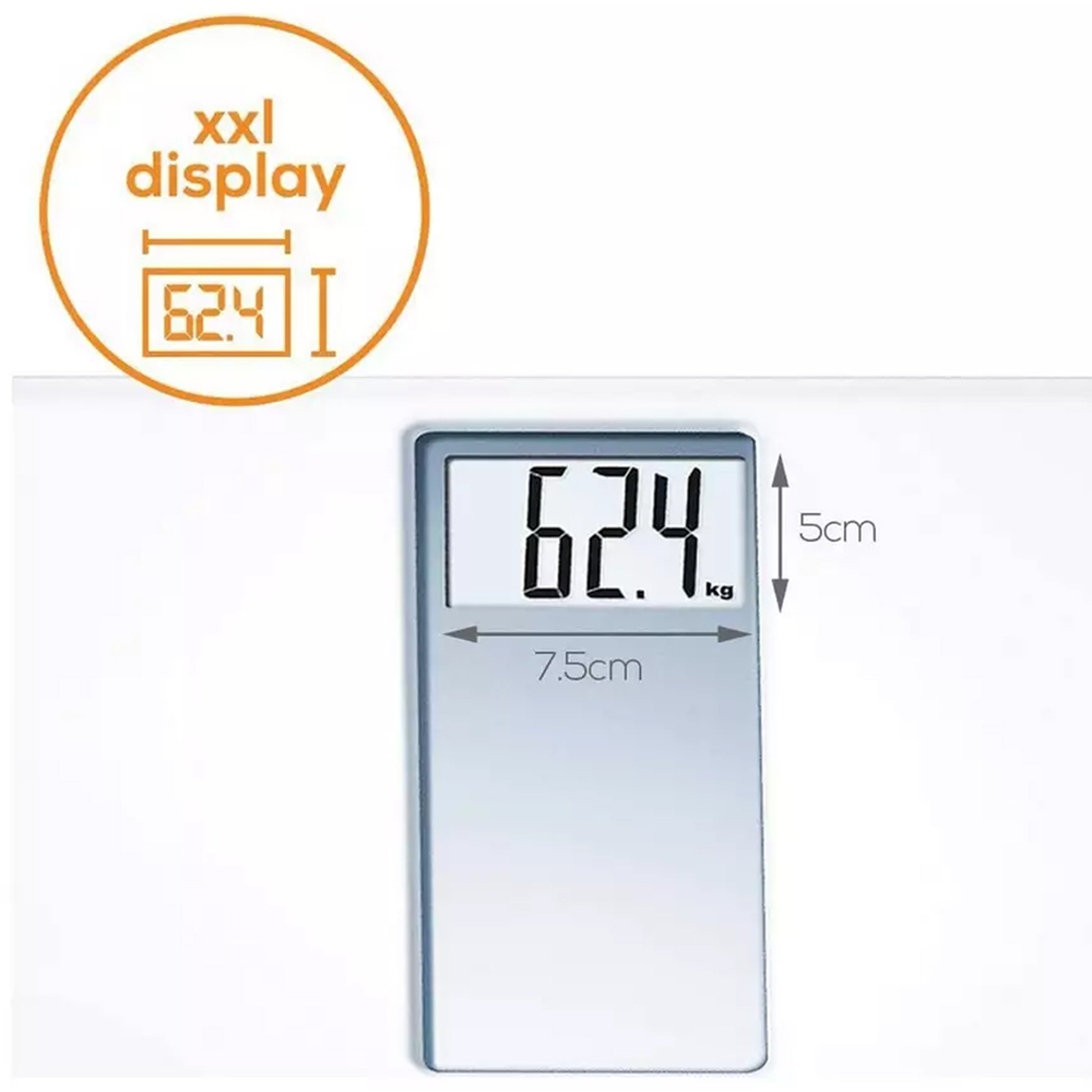 Beurer Classic Extra Large White Digital Bathroom Scale Image 2
