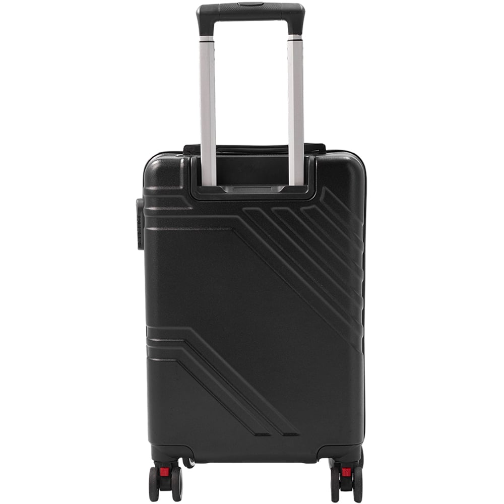 H&O Direct 20 inch Black Hard Shell Suitcase with Combination Lock Image 2