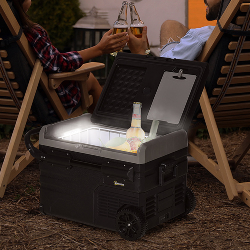 Outsunny 40L Cooler Box Black Image 2