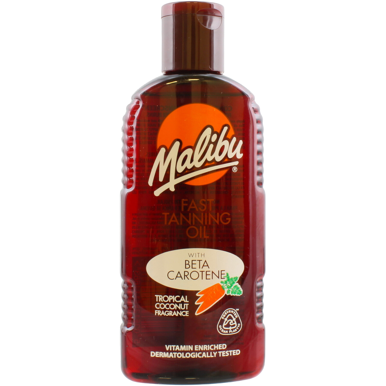 Malibu Tanning Oil with Beta Carotene Red Image 1