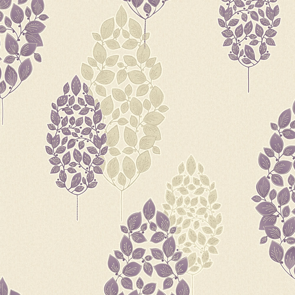 Superfresco Lucy Plum Wallpaper Image 1