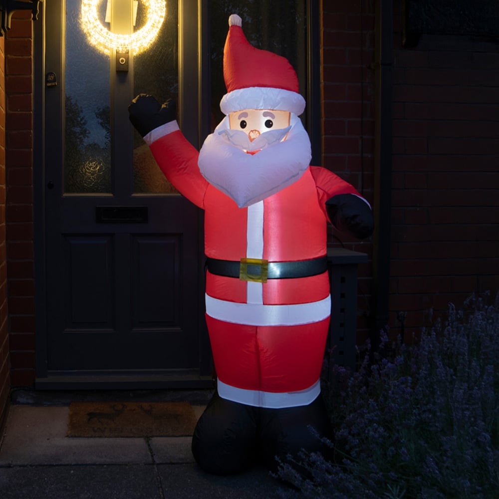 St Helens Inflatable Santa Claus Christmas Decoration 170cm Image 1