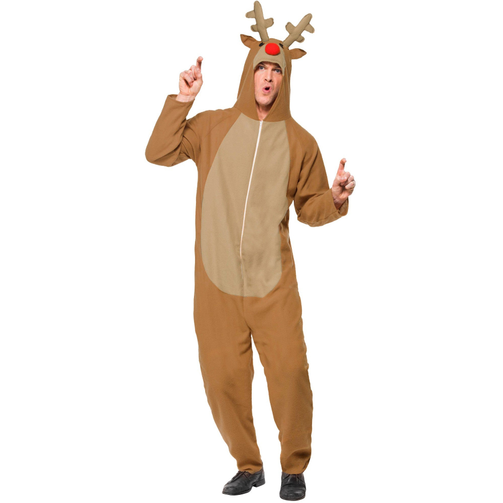 Rubies Adult Reindeer Christmas Costume Medium Image 4