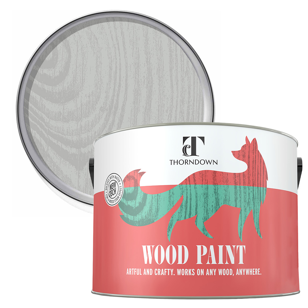 Thorndown Zinc Grey Satin Wood Paint 2.5L Image 1