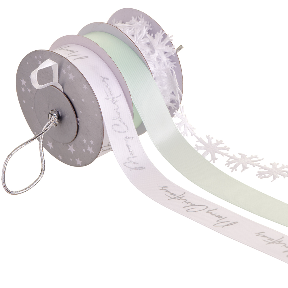 Wilko First Frost Ribbon 3 Pack Image 2