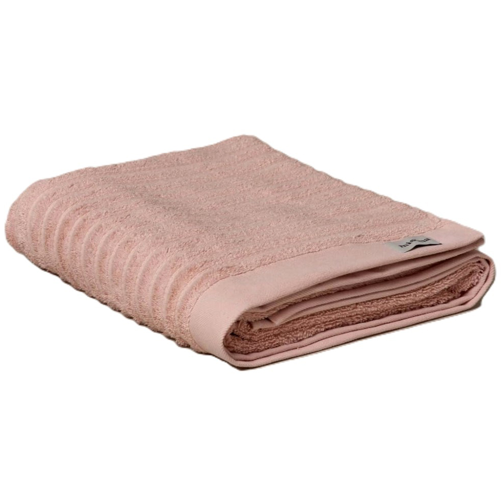 Misona Organic Cotton Blush Bath Sheet Image 1