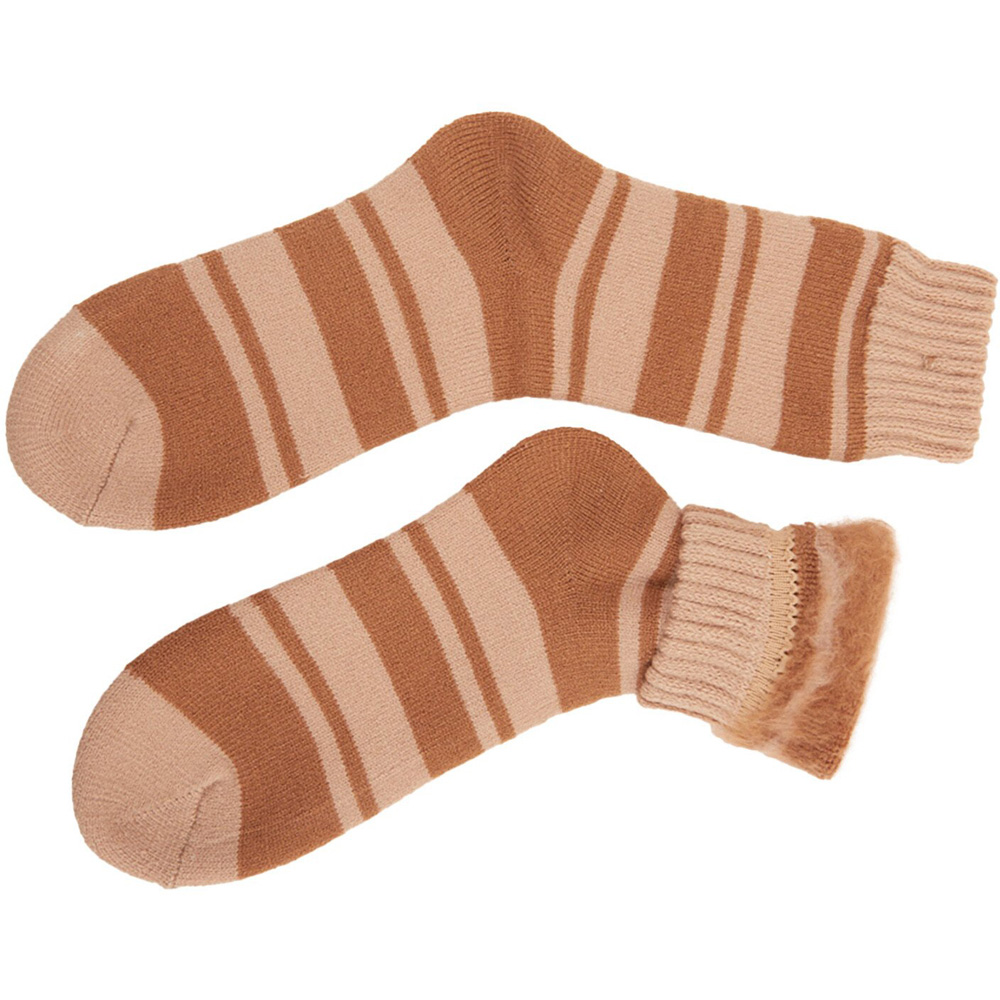 Ladies Assorted Thermal Pattern Socks Size 4-6 - Multicolour Image 6