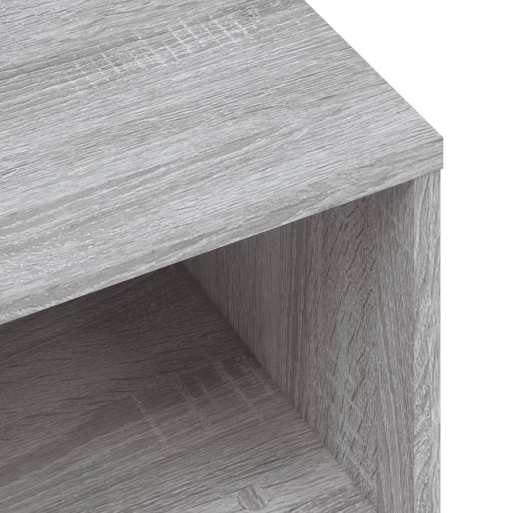 vidaXL Single Shelf Grey Sonoma TV Cabinet Image 7