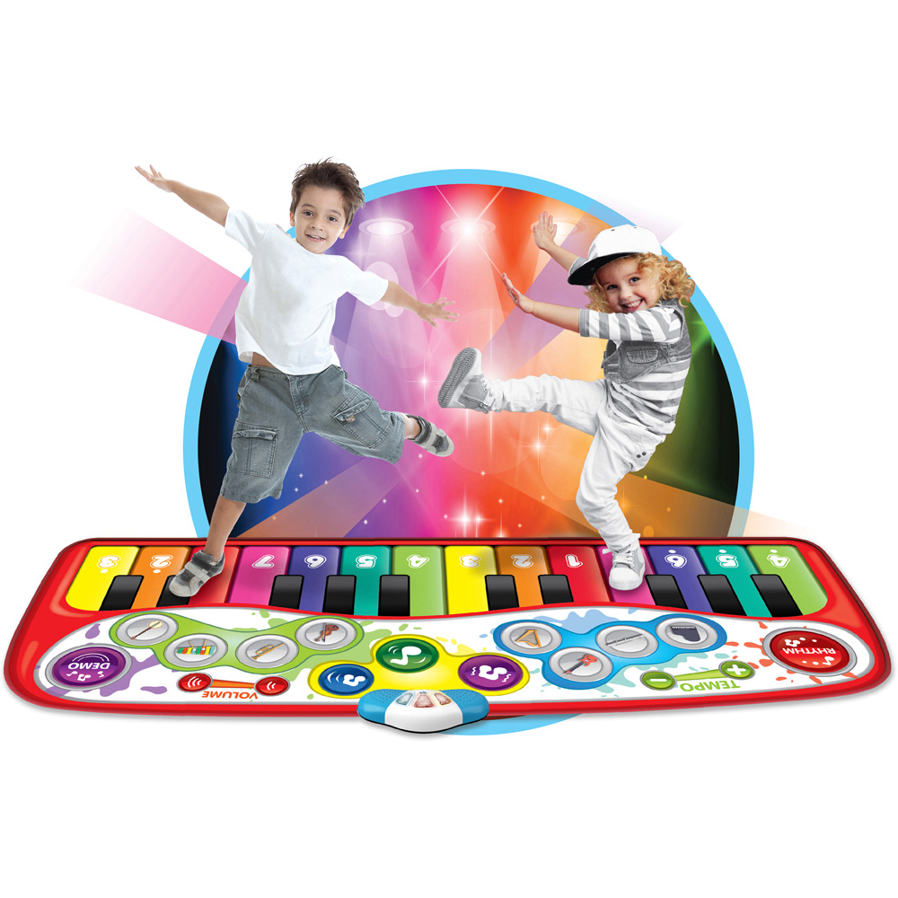 Winfun Disco Beat Bop Step-to-Play Jumbo Kids Piano Mat Image 3