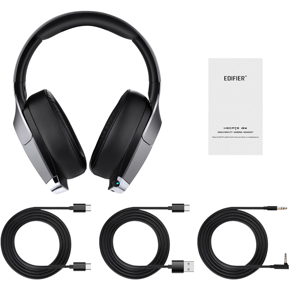 Edifier GX Grey Gaming Headset with RGB Lighting Image 8