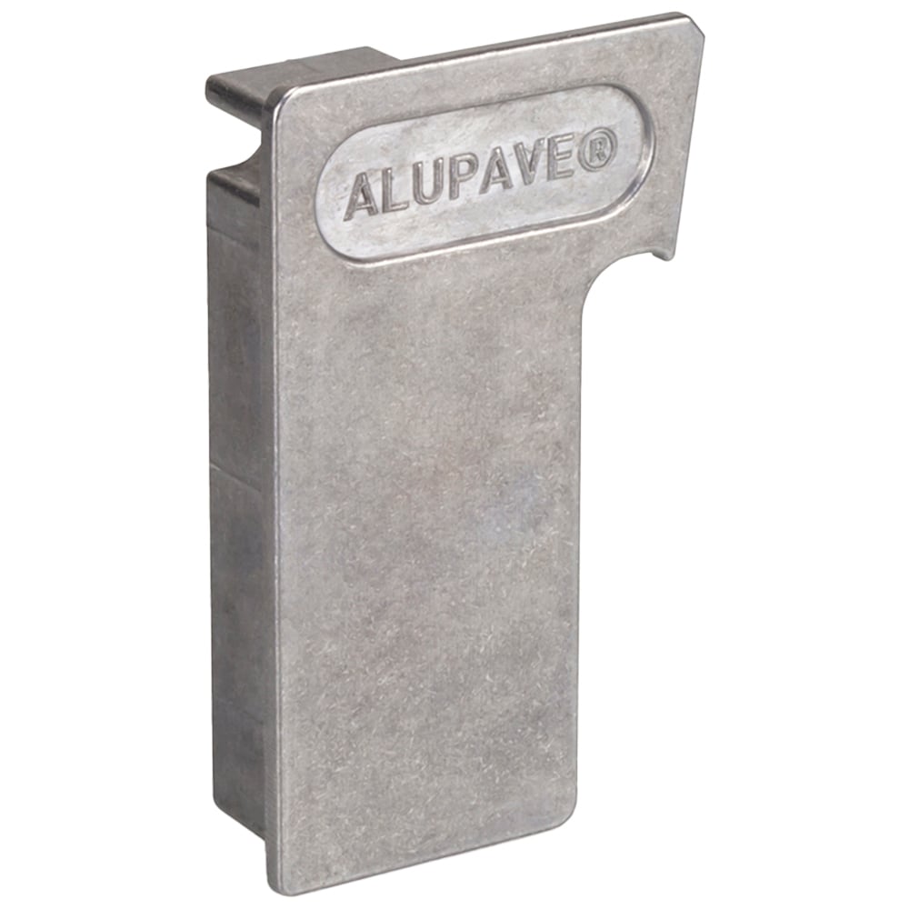 Alupave Mill Left hand Gutter Endcap Image 1