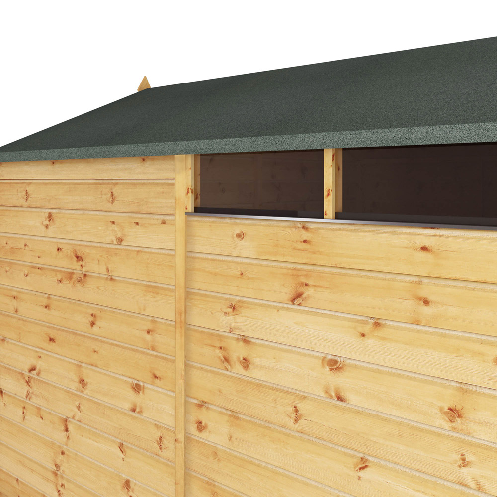 Mercia 8 x 6ft Shiplap Apex Security Shed Image 3