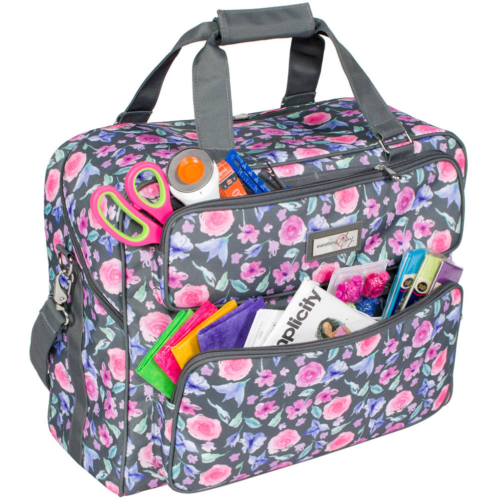 Everything Mary EVM12398-3 Floral Sewing Machine Carry Bag 42 x 16.5 x 33cm Image 4