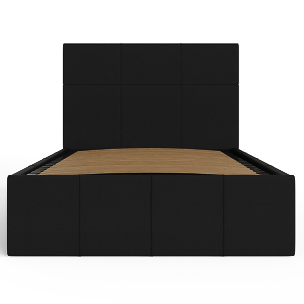 GFW Single Black Side Lift Ottoman Bed Image 5