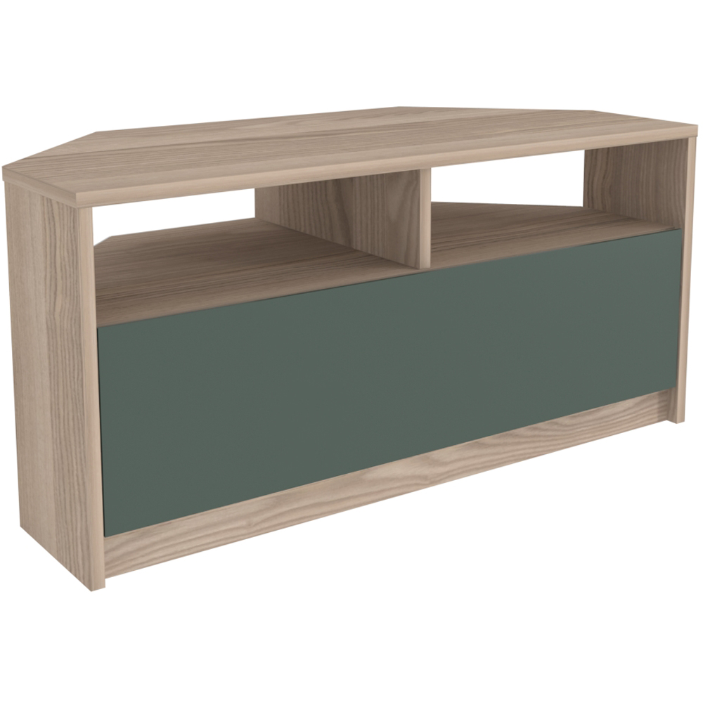 Decorotika Comero Single Door 2 Shelf Cordoba and Silva Corner TV Unit Image 2