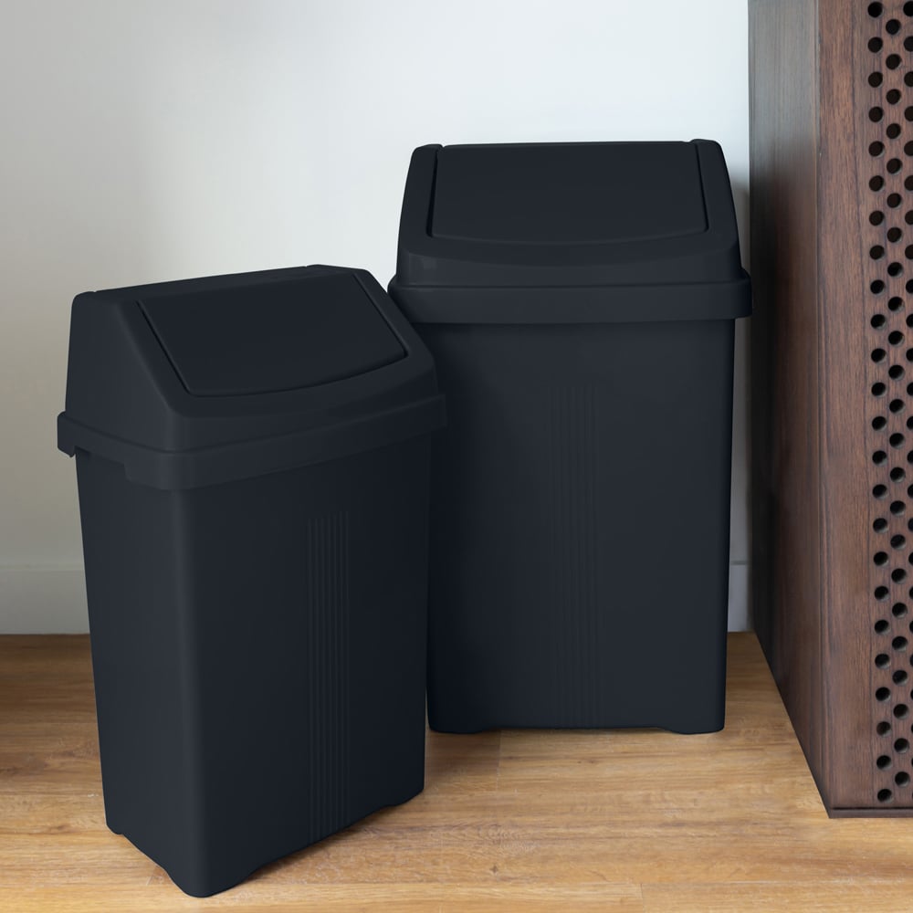 Wham 2 Piece Casa Bin Set (25L/50L Swing Bin) Midnight Image 2