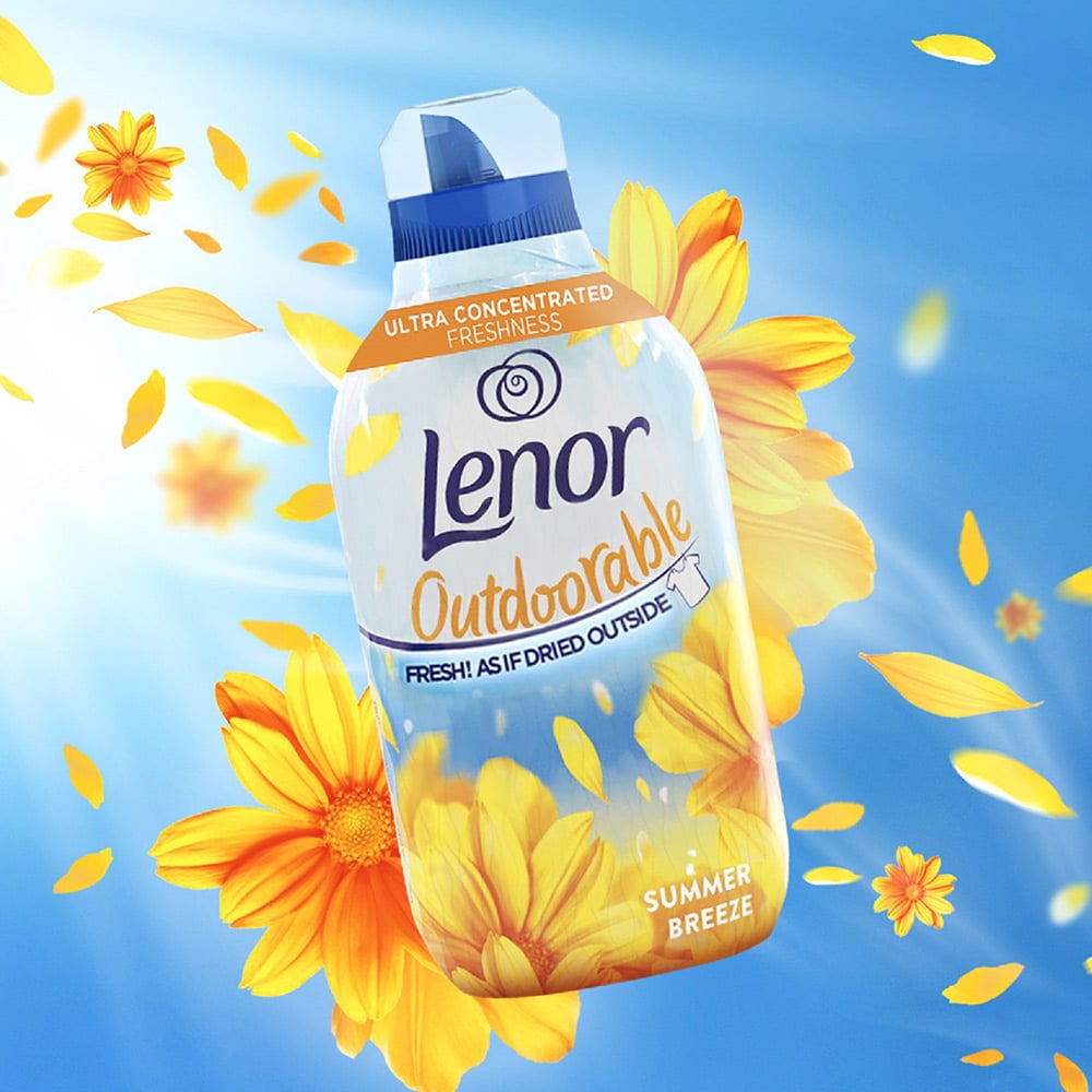 Lenor Outdoorable Summer Breeze Fabric Conditioner 55 Washes 770ml Image 6