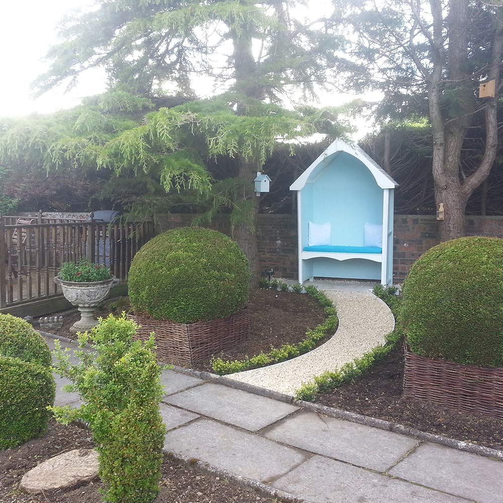 Shire Balsam 2 Seater 7 x 4 x 2.1ft Pressure Treated Arbour Image 4