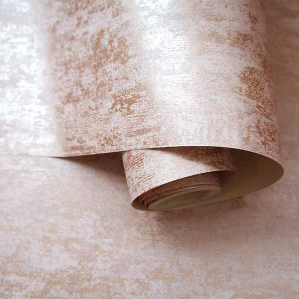 Holden Decor Industrial Textured Blush Metallic Wallpaper Image 3