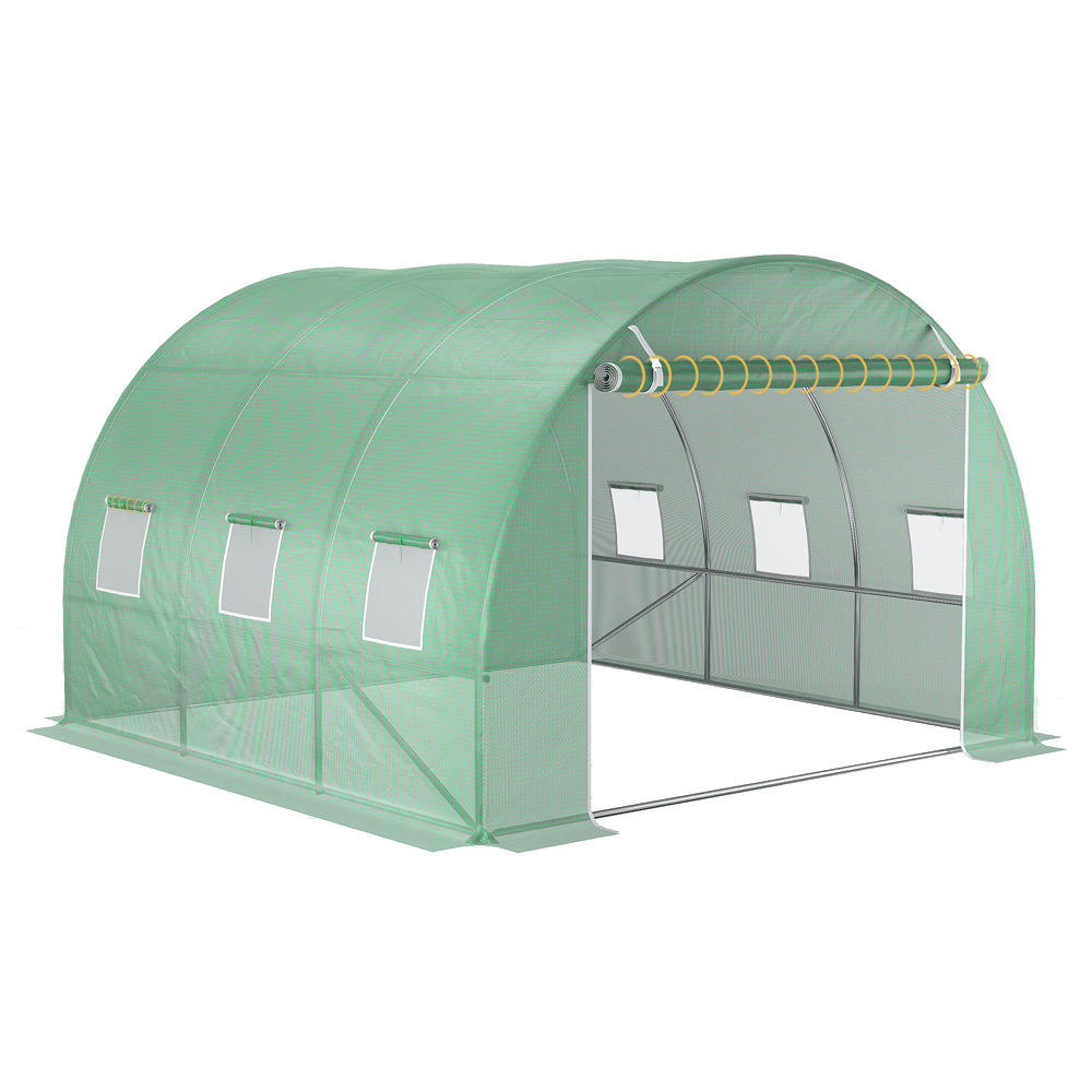 Outsunny 10 x 10ft Greenhouse Replacement Cover Image 1