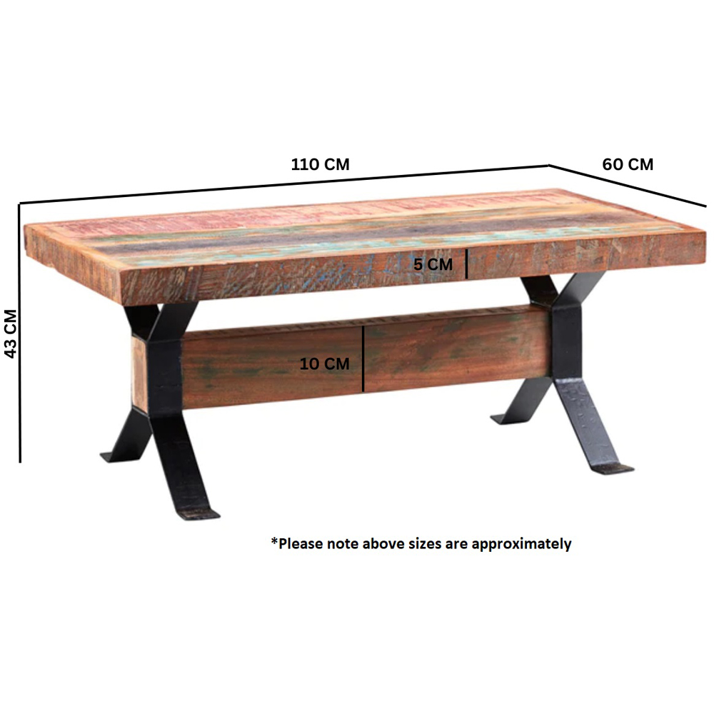 Brooklyn Camea Wooden Coffee Table Image 4