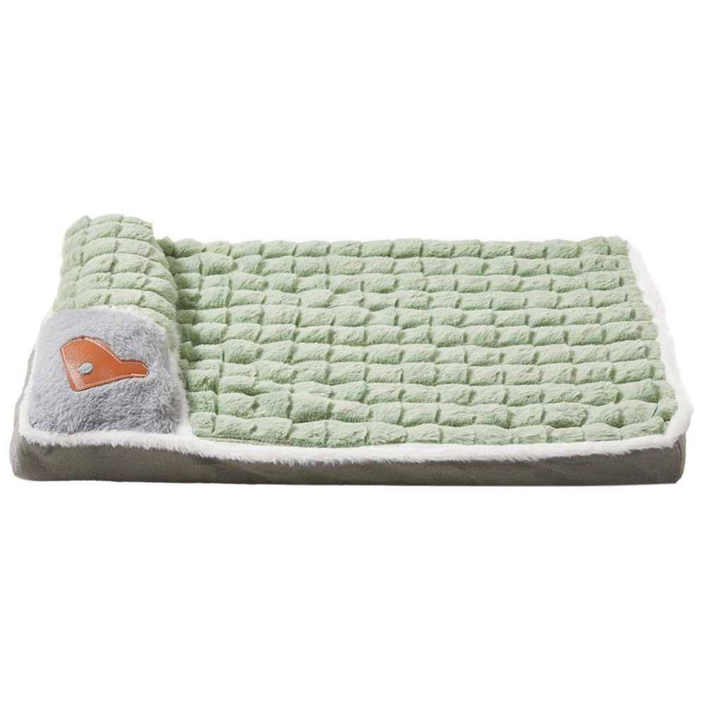 H&O Direct Green Washable Pet Sleeping Mat 75 x 45cm Image 1