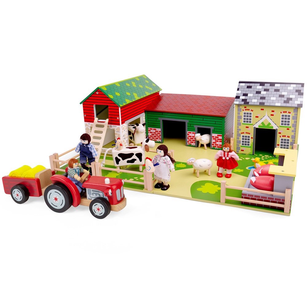 Tidlo Wooden Farm Toy Bundle Image 1