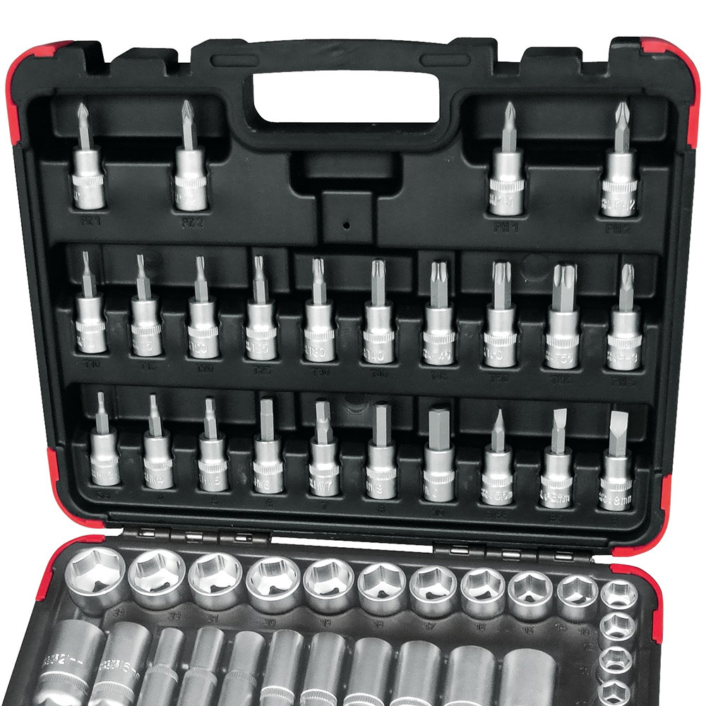 Hilka 58 Piece Drive Metric Socket Set Image 2