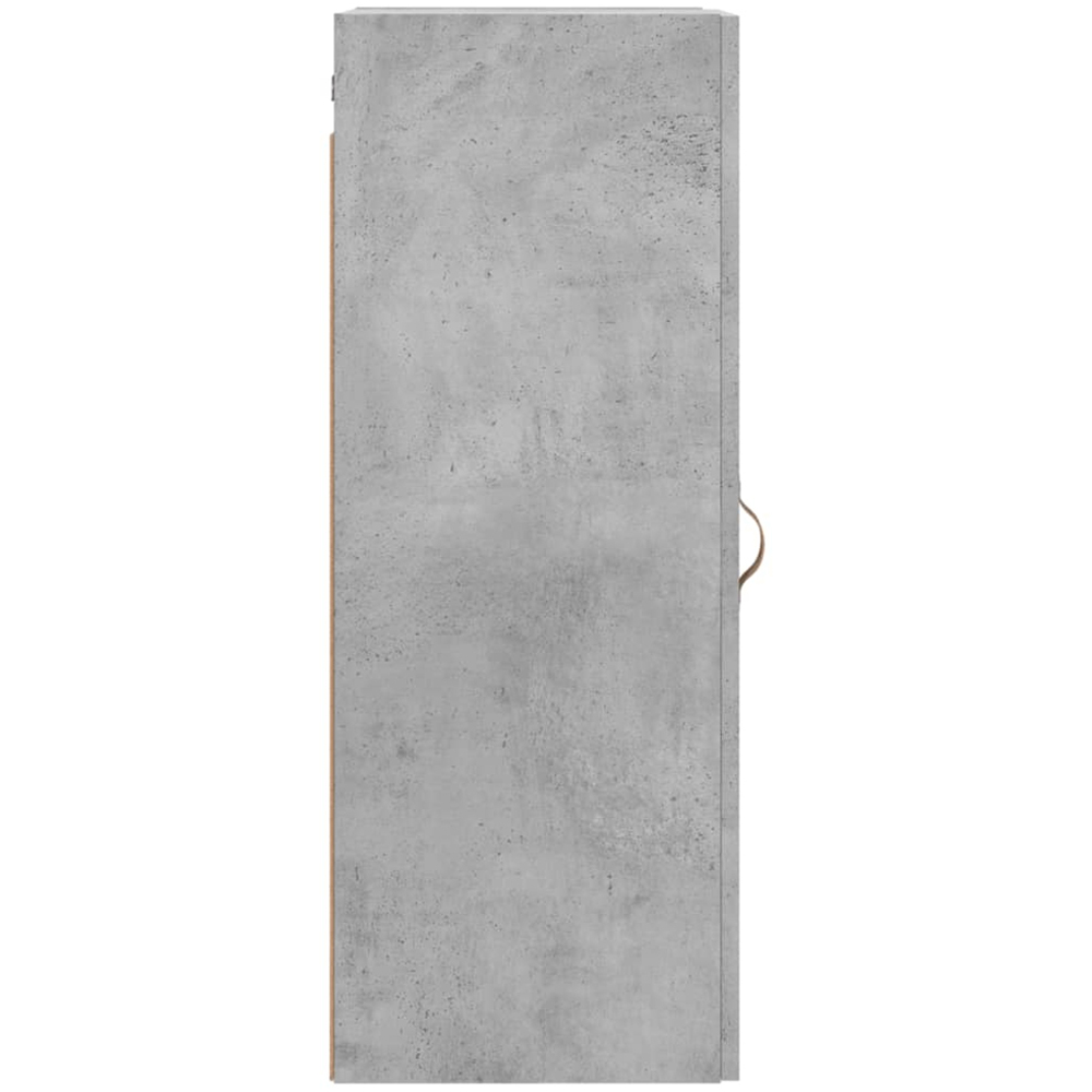vidaXL Single Door Concrete Grey Wall Mounted Narrow Cabinet Image 8