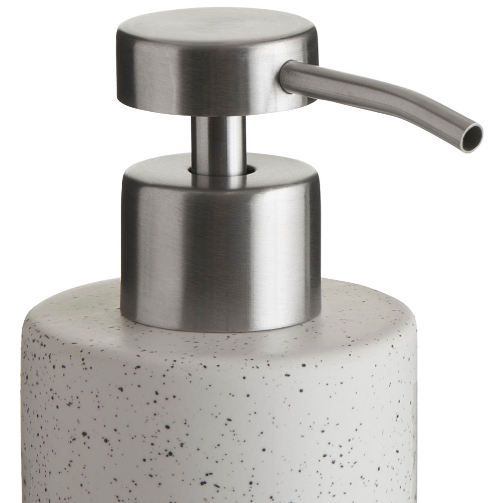 Wilko Cream Speckled Soap Dispenser Image 3