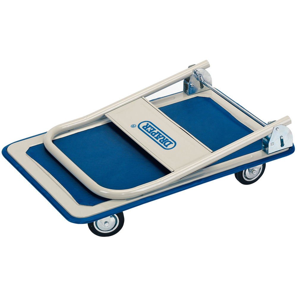 Draper Platform Trolley Folding Handle 630 x 480 x 850mm Image 2